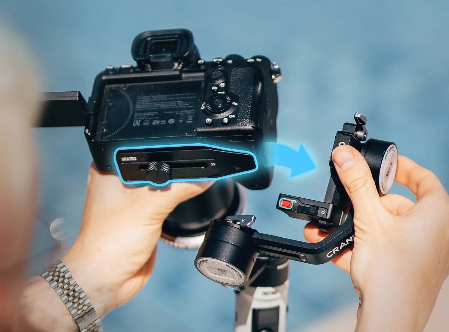 Zhiyun Crane-M2 S dễ dàng tháo lắp