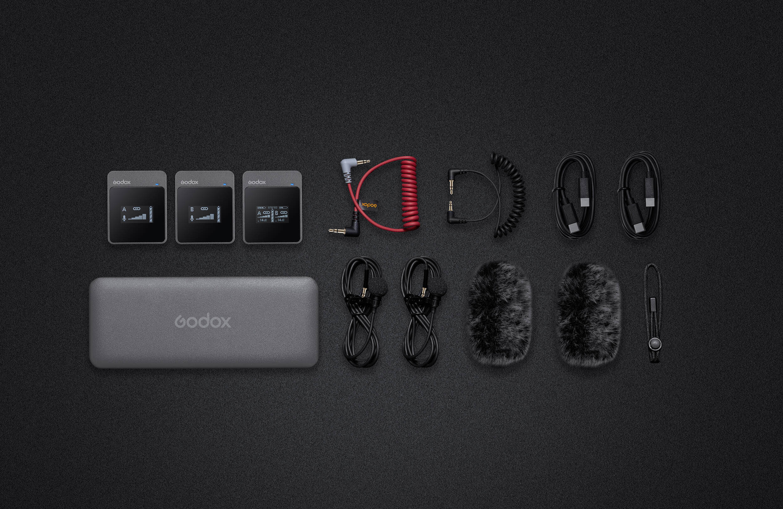 Godox MoveLink M2 Kit bao gồm 2 bộ phát và 1 bộ thu