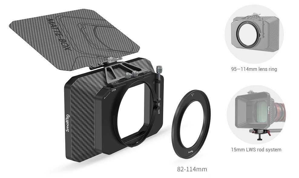 SmallRig Lightweight Matte Box 2660 - Hỗ trợ phụ kiện chuyên dụng