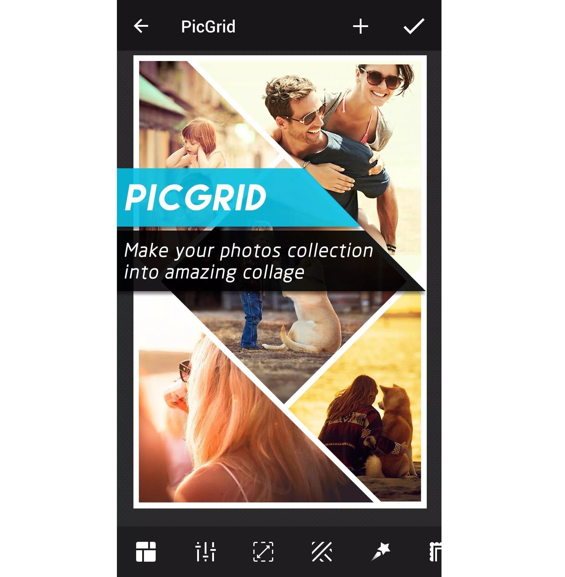 ghép nhiều ảnh vào 1 khung PicGrid