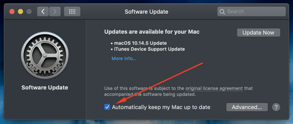Cập nhật các phần mềm mới nhất của Macbook