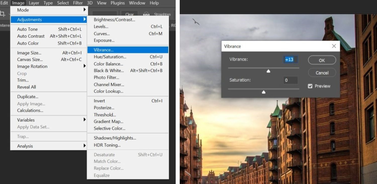 Các bước tăng cường màu sắc bằng Photoshop