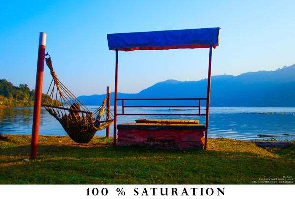 Saturation thay đổi tất cả các màu trong ảnh
