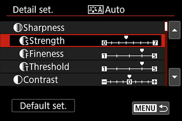 Người dùng có thể tự điều chỉnh thêm thông số