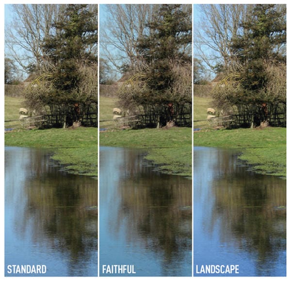 Faithful tái hiện màu sắc gần với thực tế