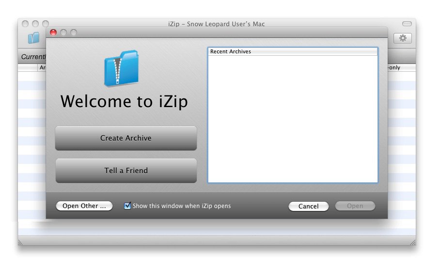 phần mềm giải nén cho Mac - Archiver