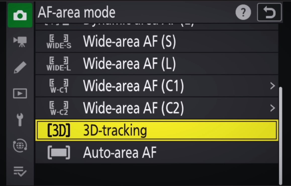 Kích thước vùng lấy nét được mở rộng