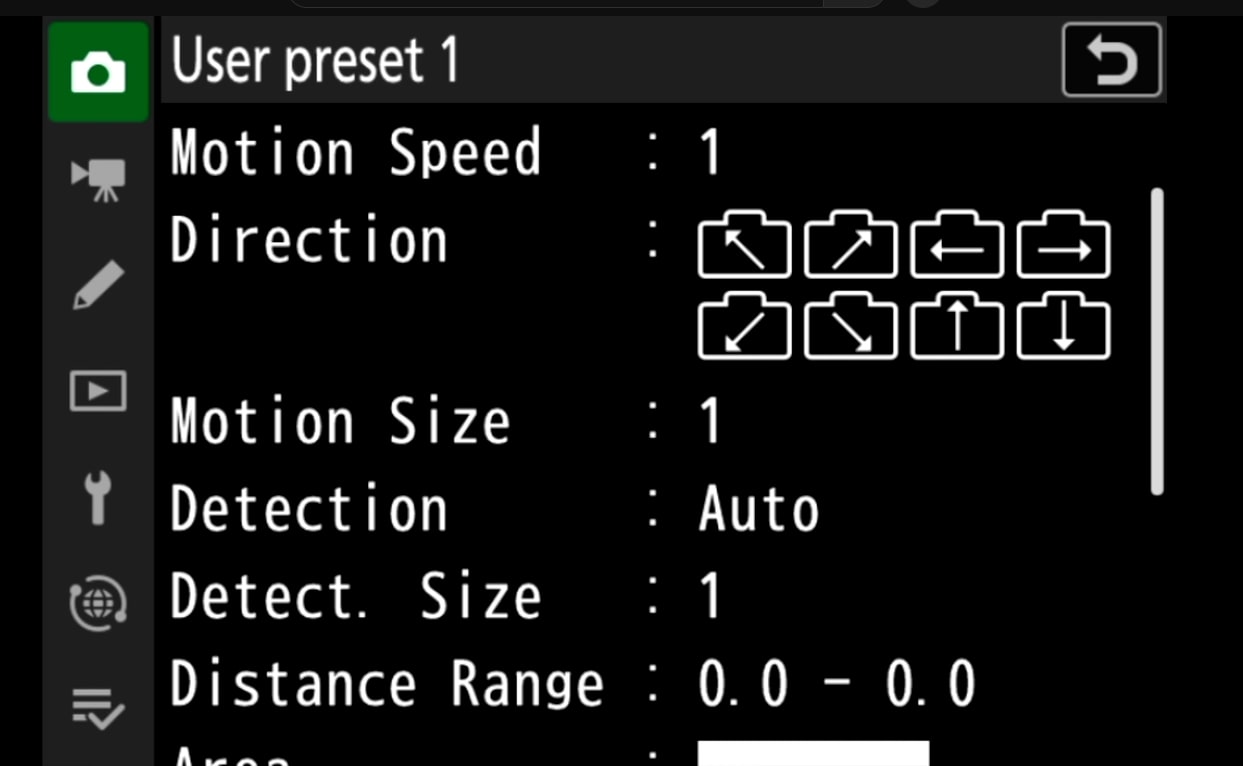 Tính năng tự động chụp có thể được thiết lập tùy ý