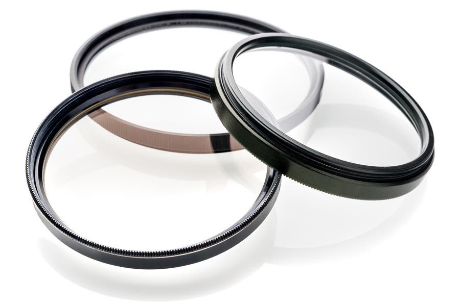 UV/Clear/Haze Filters bảo vệ phần mặt trước của ống kính