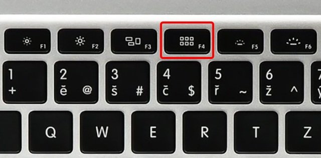 Phím hiển thị ứng dụng được cài trên Mac