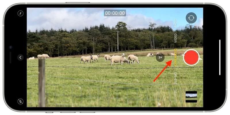  Khởi động chế độ Cinematic trên iPhone 13
