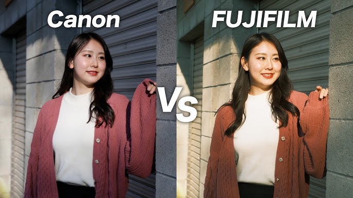 Sự khác biệt giữa màu của Fuji và Canon
