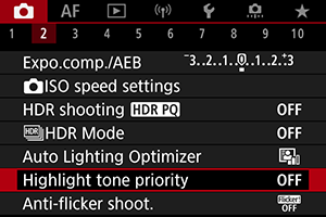 Highlight Tone Priority (D+) giúp giữ chi tiết vùng sáng