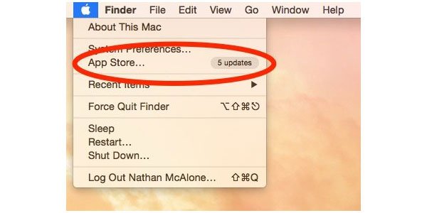 Kiểm tra phần mềm cập nhật trên App Store
