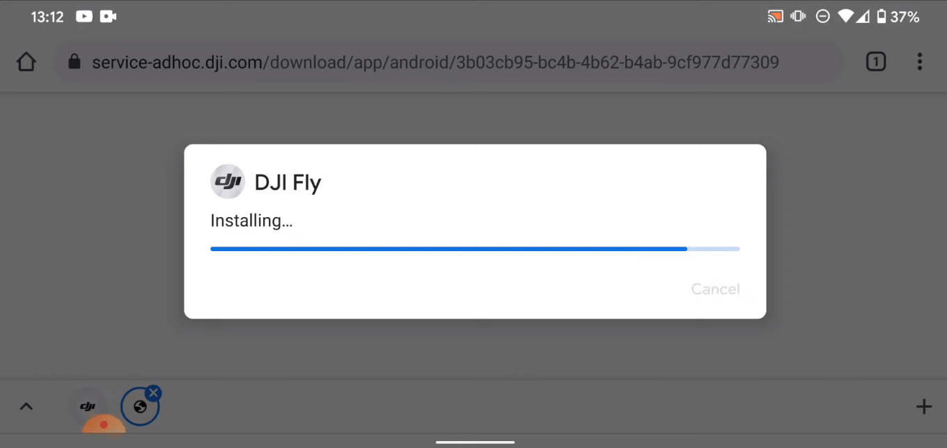 Cài đặt DJI Fly cho Android