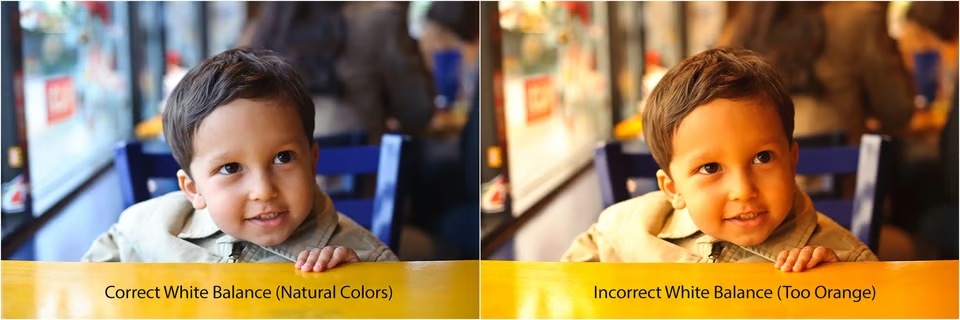 White Balance cân bằng nhiệt độ màu trong ảnh
