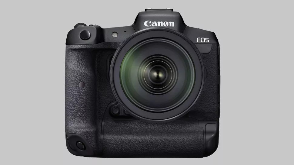 Canon EOS R1 thiết kế cao cấp với tay cầm dọc