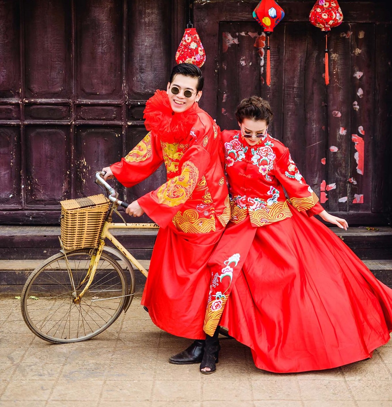 lên phát minh chụp ảnh cưới Trung Quốc đẹp
