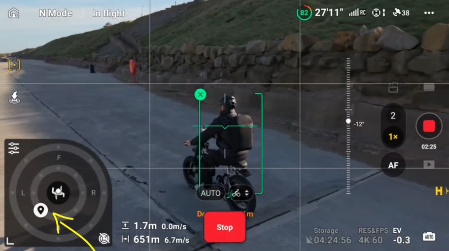 360° ActiveTrack trên Mini 5 Pro đã được cải thiện, cho khả năng theo dõi chủ thể tốt hơn