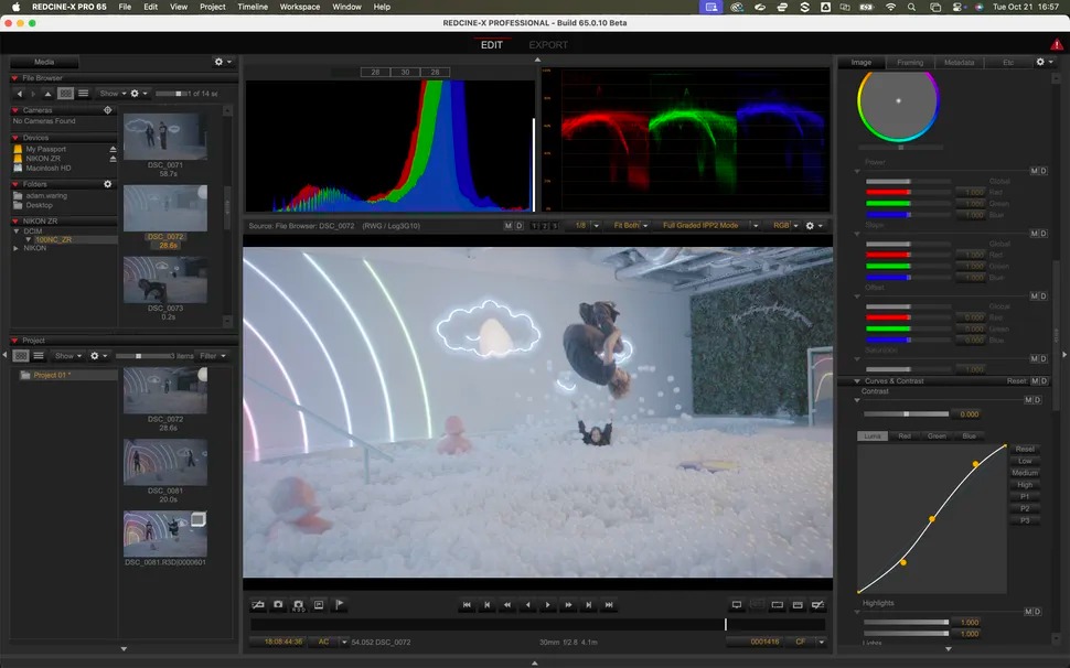 Video nên được xử lý bằng RedCline-X Pro