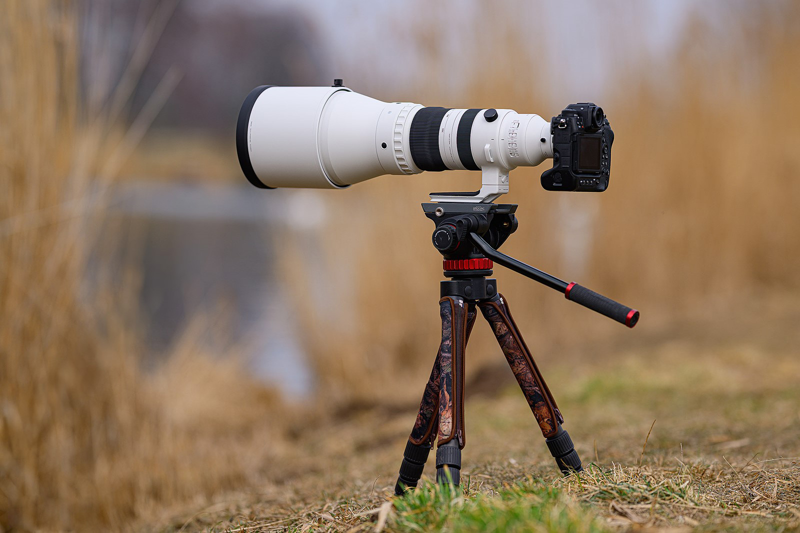 Sử dụng chân máy để cố định ống kính Sigma 300-600mm f/4 DG OS chắc chắn hơn
