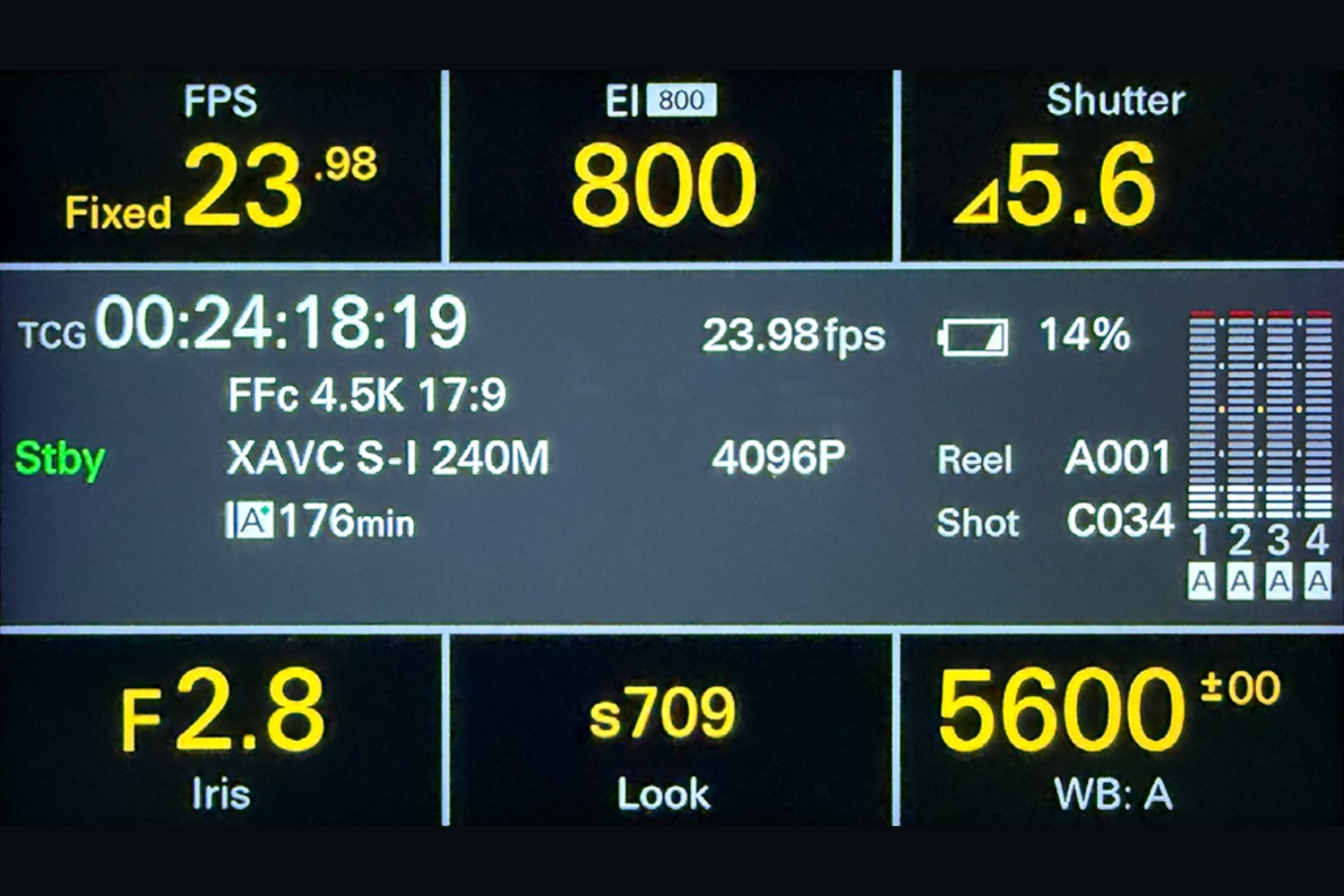 Sony FX5 được trang bị giao diện điều khiển mới