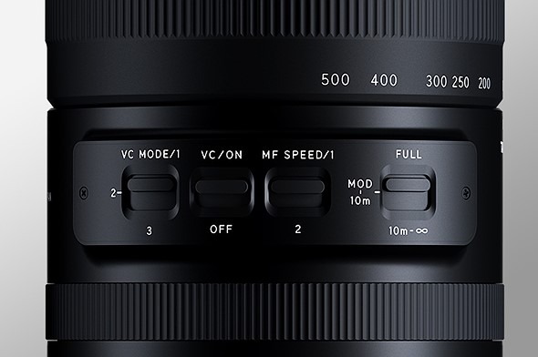 Ký hiệu VC trên ống kính Tamron