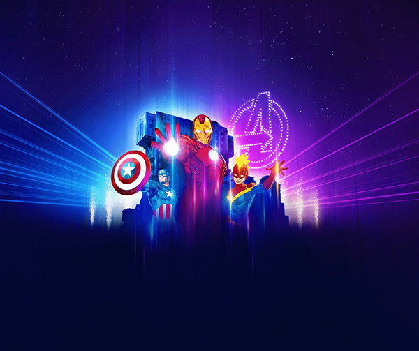 Drone show kỷ niệm 30 năm Disneyland Paris