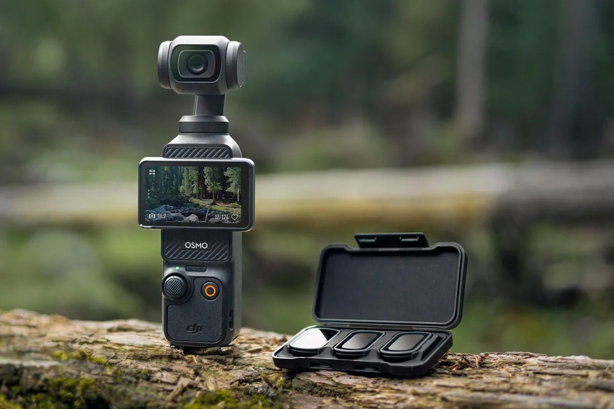 DJI Osmo Pocket 3 có đa dạng filter tùy chọn, gắn tháo dễ dàng và nhanh chóng