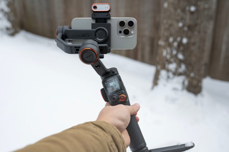 Hohem iSteady M7 có khả năng tracking yếu nhất