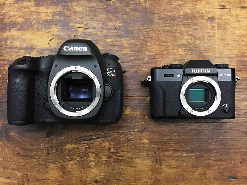 Mirrorless nhỏ gọn hơn DSLR
