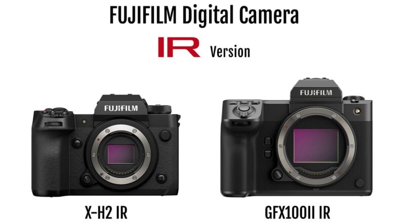 GFX100 II IR và X-H2 IR không được bán đại trà và mức giá chưa được công bố