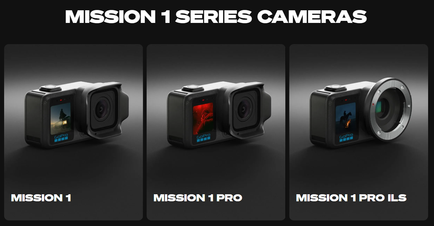 Mission 1 Pro ILS được trang bị ngàm Micro Four Thirds