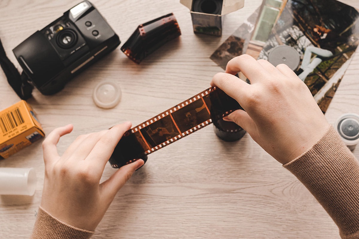Tráng film sau khi chụp