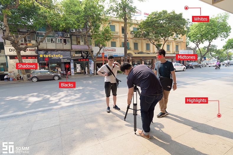 Các tông màu này trong thực tế