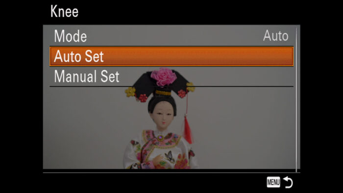 Knee giúp kiểm soát cách máy xử lý các vùng sáng mạnh