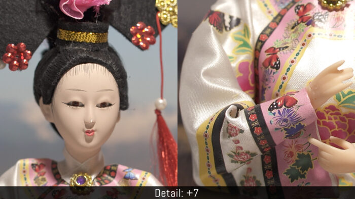 Ảnh vẫn giữ được cảm giác tự nhiên khi tăng lên cao