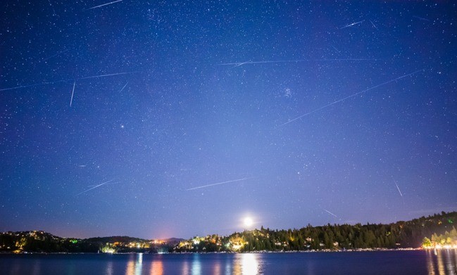 Ghép nhiều sao băng vào một khung hình