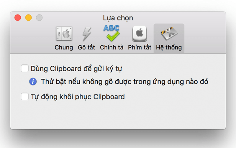 Khắc phục lỗi gõ tiếng việt bị mất chữ, nhảy chữ, cách chữ,... trên MacBook