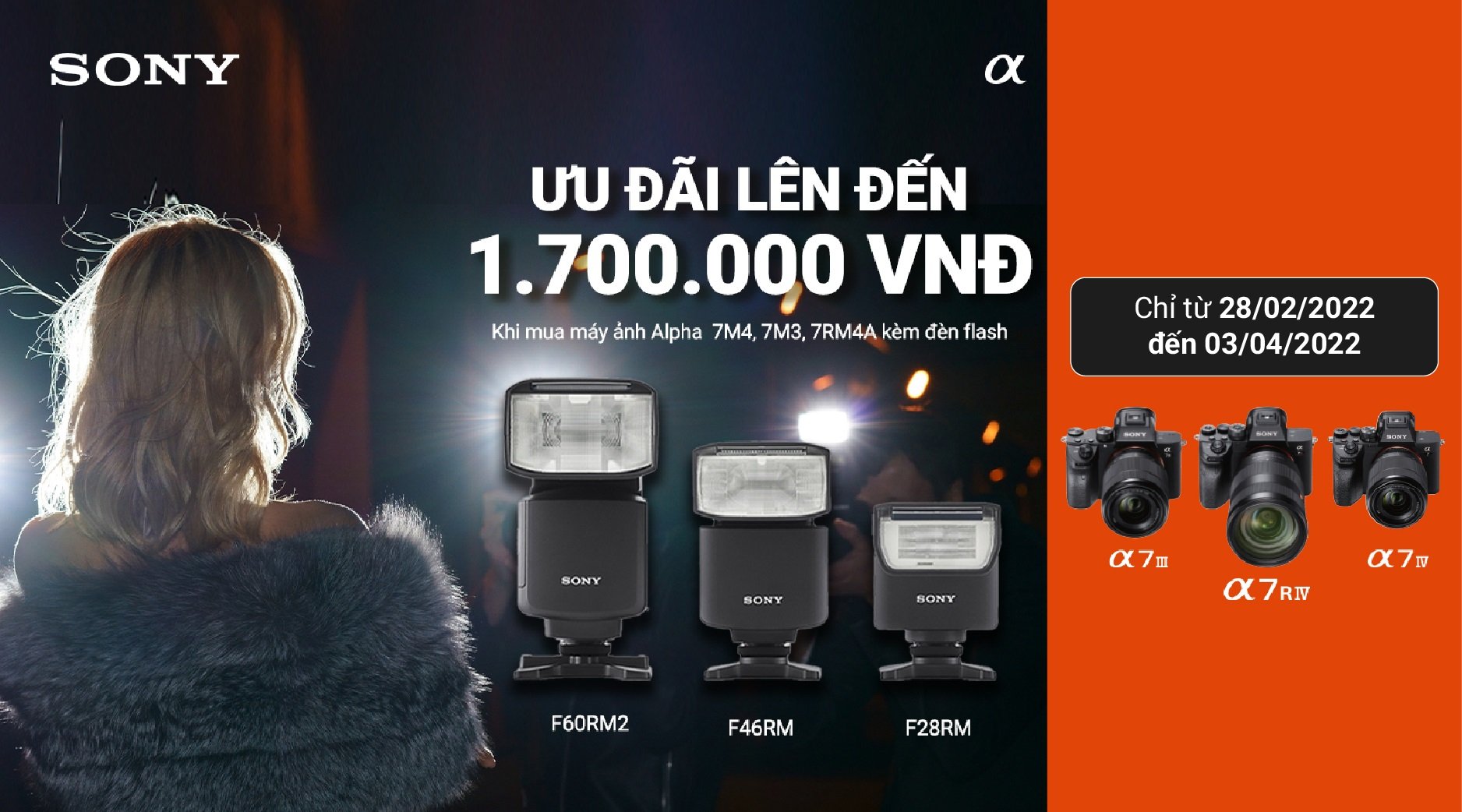 Mua Máy Ảnh Sony Alpha Kèm Đèn Flash - Ưu Đãi Cực Sốc Lên Đến 1.7 Triệu