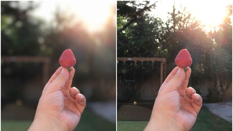 điểu chỉnh độ sáng và nhòe hậu cảnh 