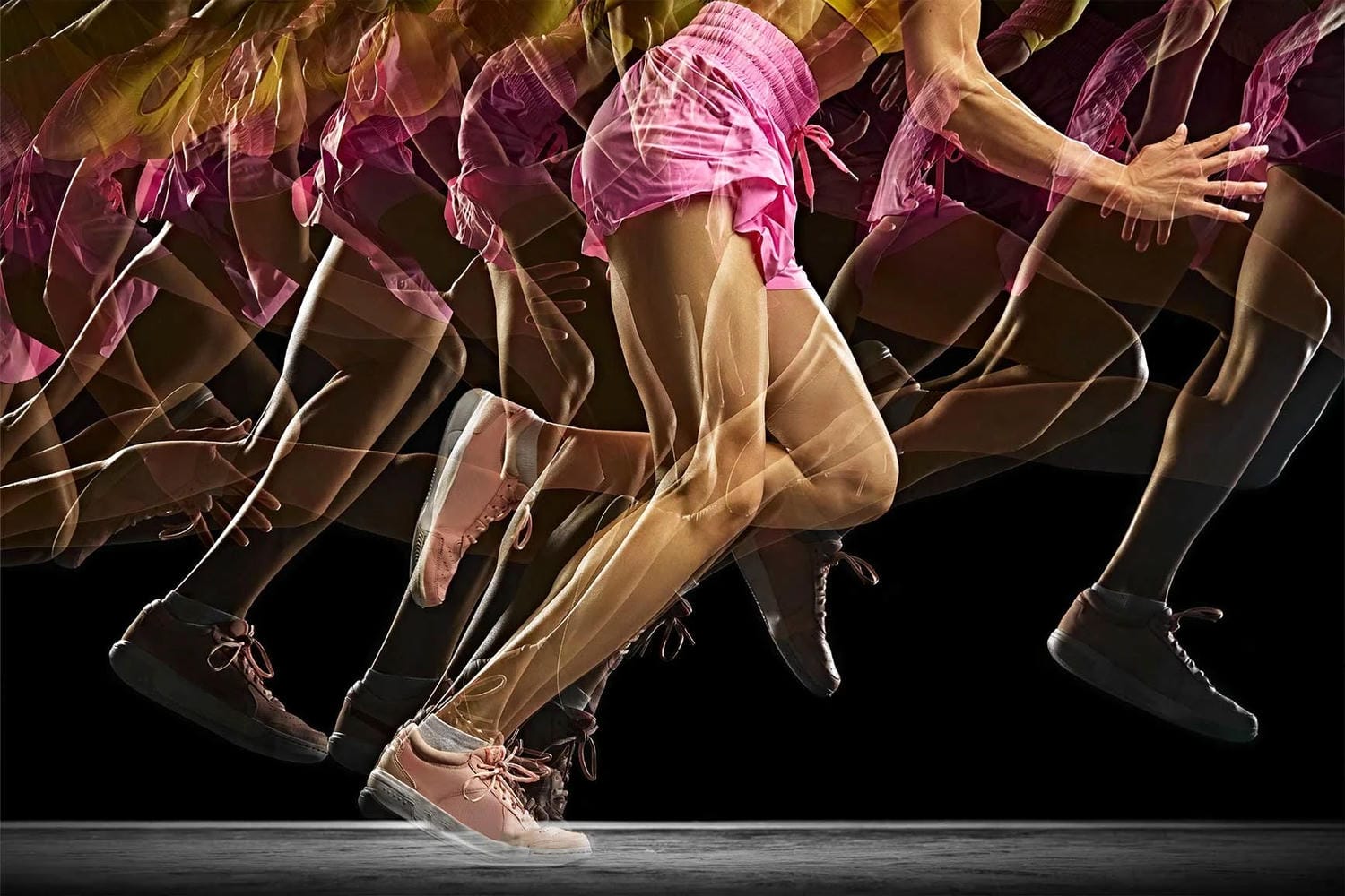 Chủ thể xuất hiện nhiều lần trong ảnh tạo thành chuỗi chuyển động