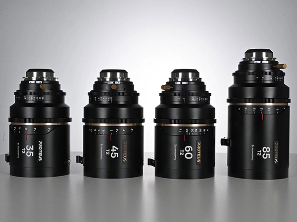 Những Ống Kính Anamorphic Proteus 2x có trọng lượng và kích thước khác nhau