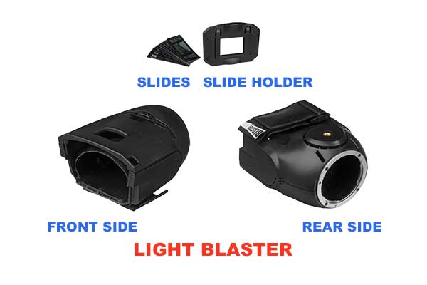 Các nhiếp ảnh gia có thể sử dụng light blaster để chuyển đổi phông nền đơn giản thành những phông nền độc đáo với những họa tiết ấn tượng