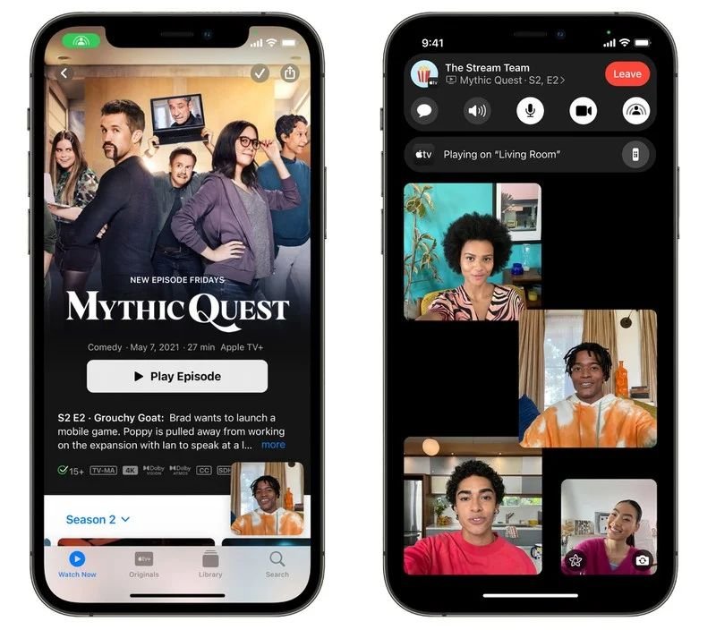 SharePlay là tính năng cho phép bạn thực hiện nhiều việc khi gọi ‌FaceTime‌