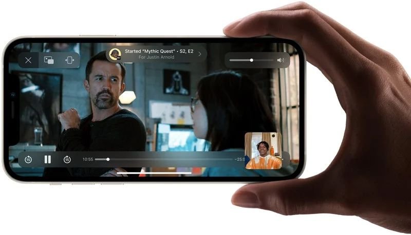 SharePlay cho phép xem phim khi gọi Facetime