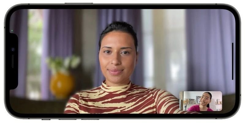 Chế độ chân dung làm mờ hậu cảnh trong cuộc gọi FaceTime