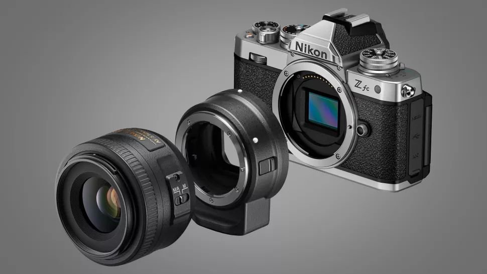 Nikon Zfc có thể sử dụng với các ống kính ngàm F thông qua bộ chuyển đổi FTZ