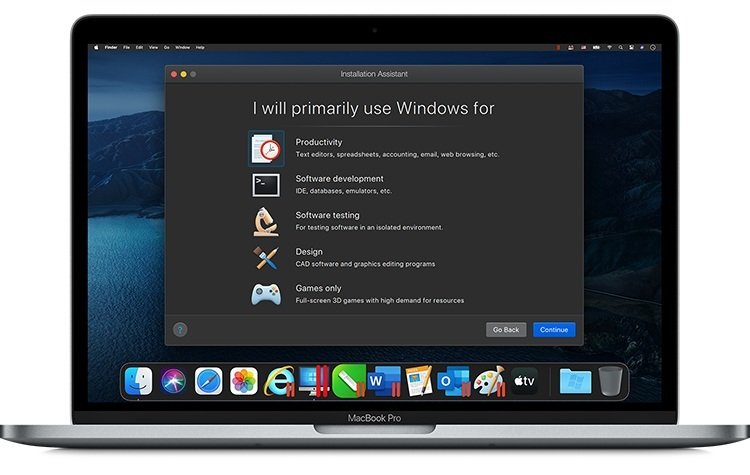 does parallels for mac come with windows