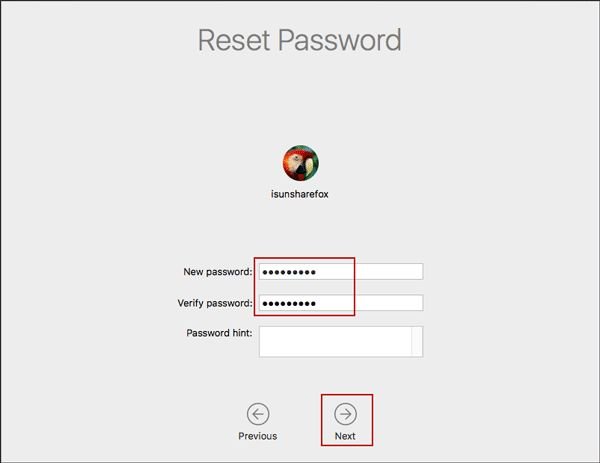 tìm lại password khi quên mật khẩu macbook